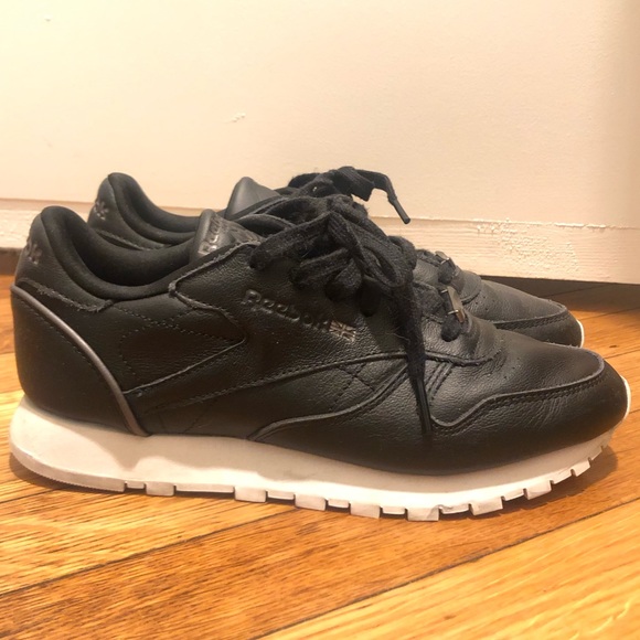 Reebok | Shoes | Reebok Classic Leather Black | Poshmark